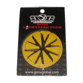 Lightning DYE Rotor 2010 12 13 Loader Hopper Speed Feed Gate Collar Lid YELLOW